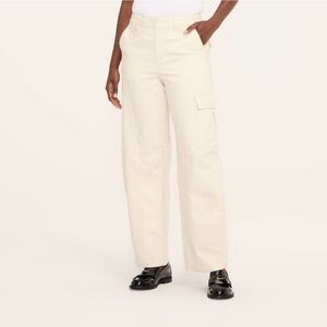 Woolrich × Target Women's Mid-Rise Barrel Leg Cargo Denim Pants
